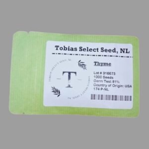 Thyme seeds (Tobias Seeds)
