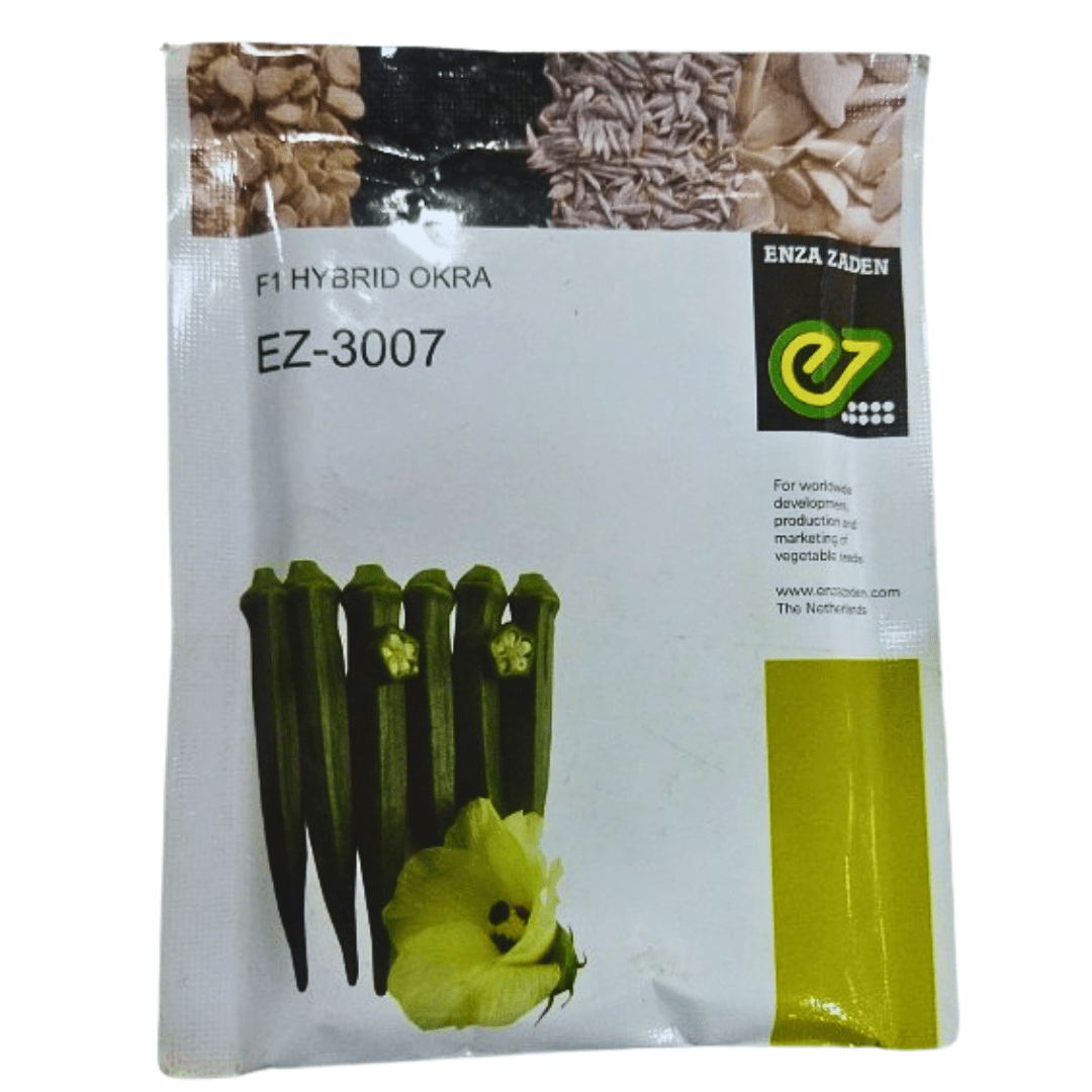 Hybrid OKRA (Bhindi) Seeds EZ-3007 100g ENZA ZADEN