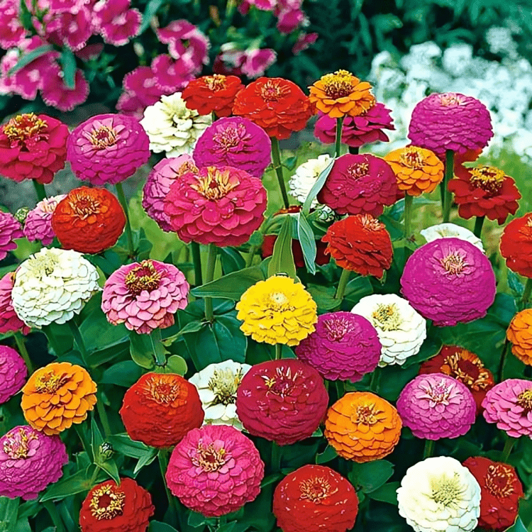 Home Gardening | Imported Hybrid Seeds, (Zinnia Elegans mix Tall)