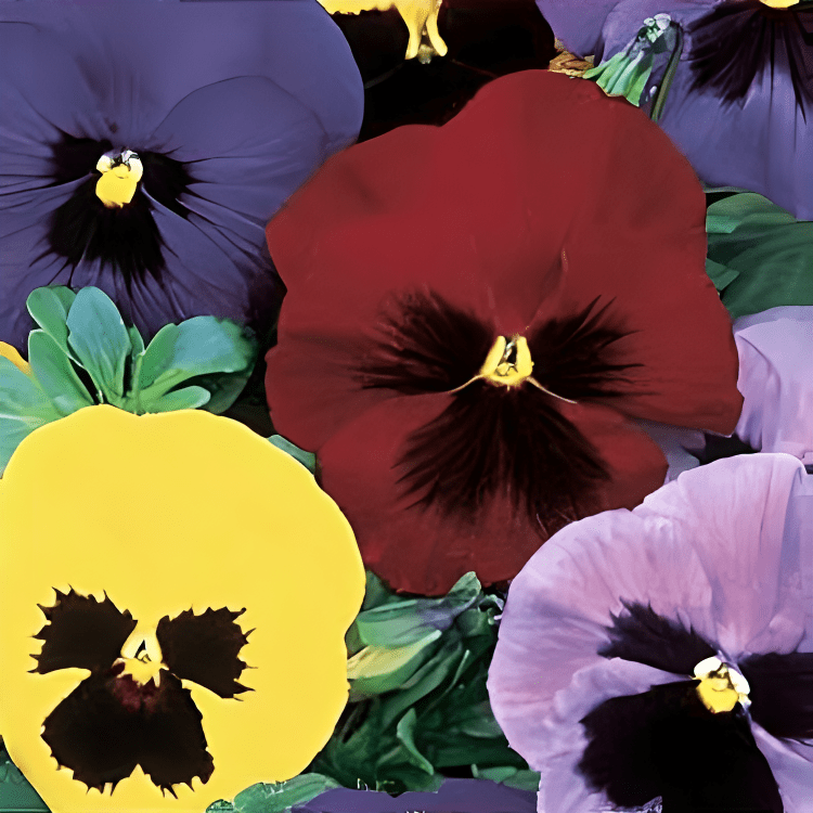 Hybrid Viola x Wittrockiana Magnum Mix 1000 Seeds ( Tobias Seeds )